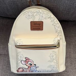 Disney loungefly Bambi watercolor mini backpack.